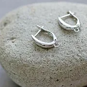 Швензы "Алисия", покрытие платиной, 21x12x3.5 мм 