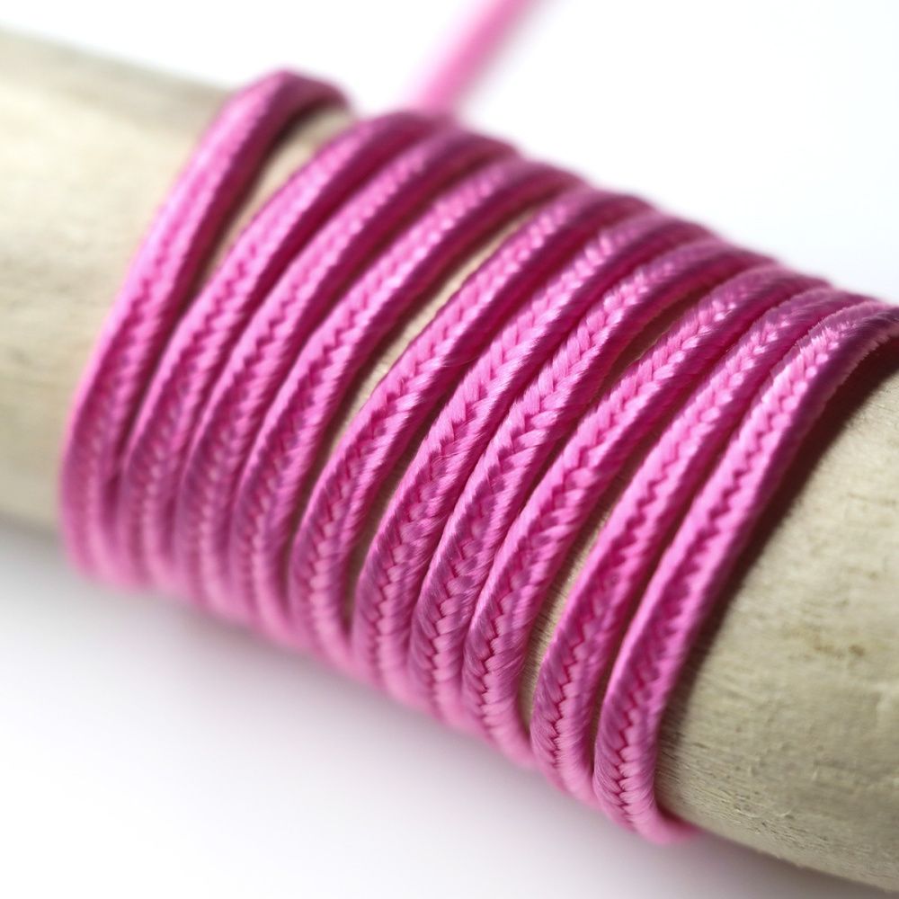 сутаж, цвет розовый яркий, 2 мм