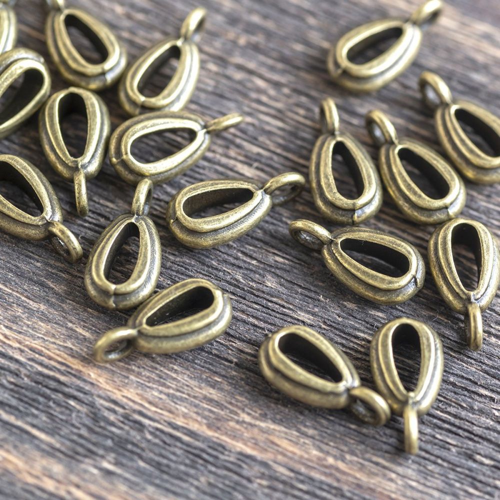 бейл "торус", цвет античная бронза, 13x4x5 мм