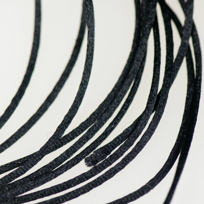 шнур нейлоновый для "шамбала", цвет черный, 1 мм  