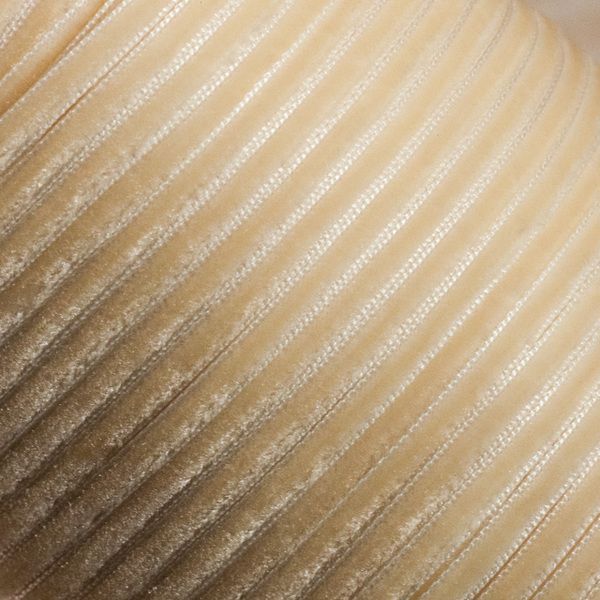 лента, бархат, цвет бледно-желтый, ширина 3 мм ленты