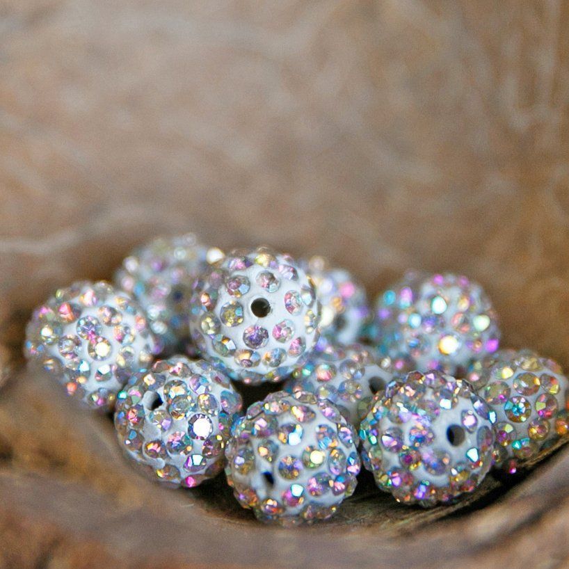 бусина "шамбала" 12, цвет радужный, 12 мм