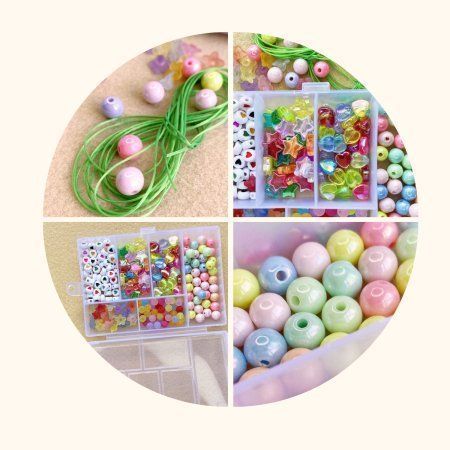 набор бусин в органайзере "оксана"