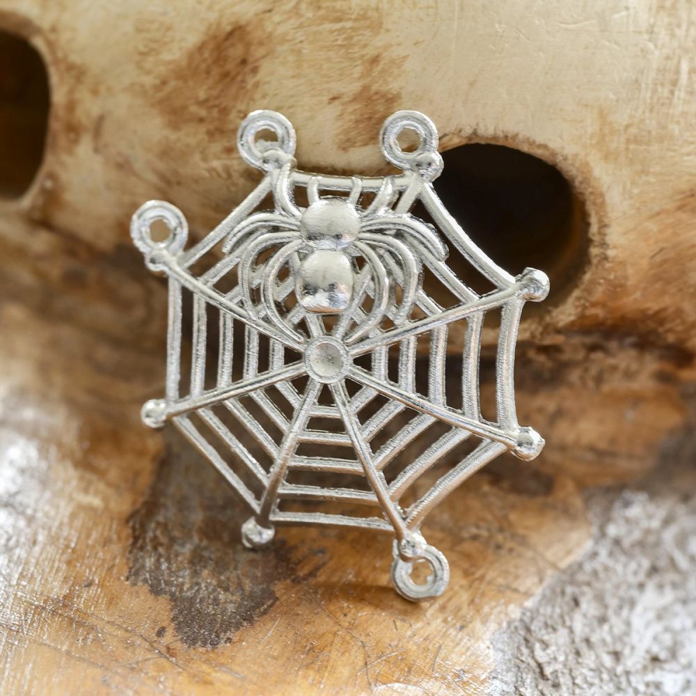 коннектор "паутина", цвет платина, 38х33х2 мм