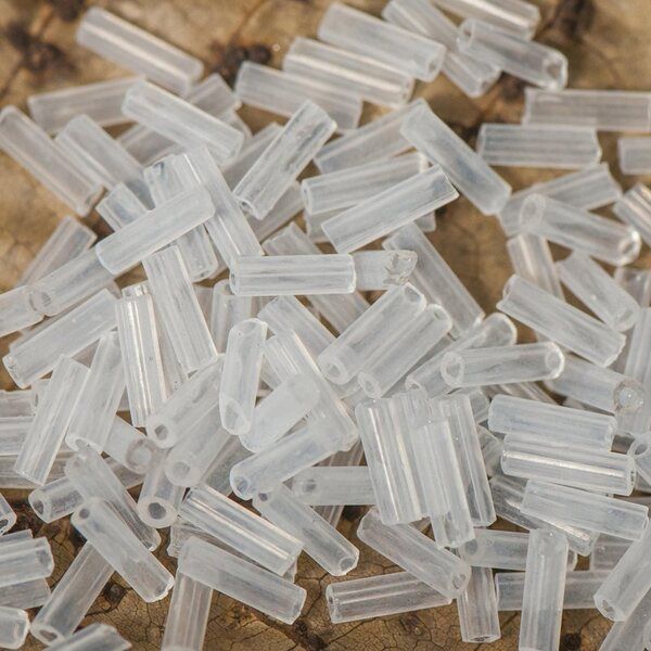 бисер "радуга", цвет прозрачный матовый, 3"rb (уп 7 г)