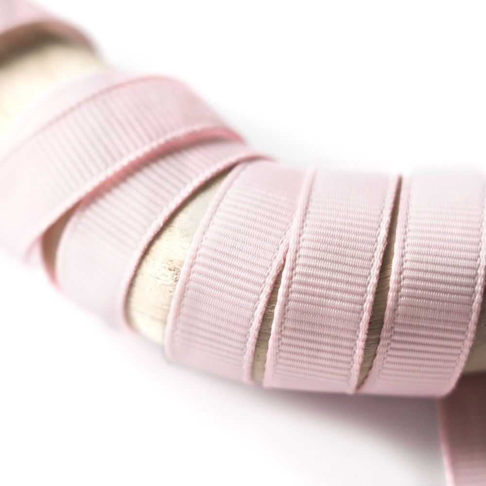 лента репсовая, цвет светло-розовый, ширина 9.5 мм ленты