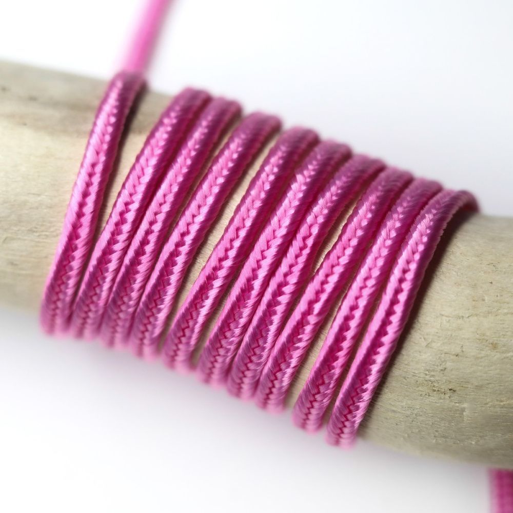 сутаж, цвет розовый яркий, 2 мм