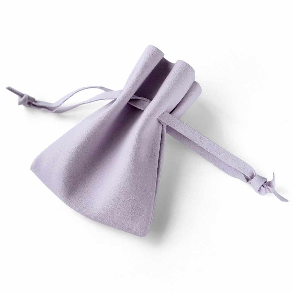 мешочек для украшений, микрофибра, цвет сиреневый, 10x8 см