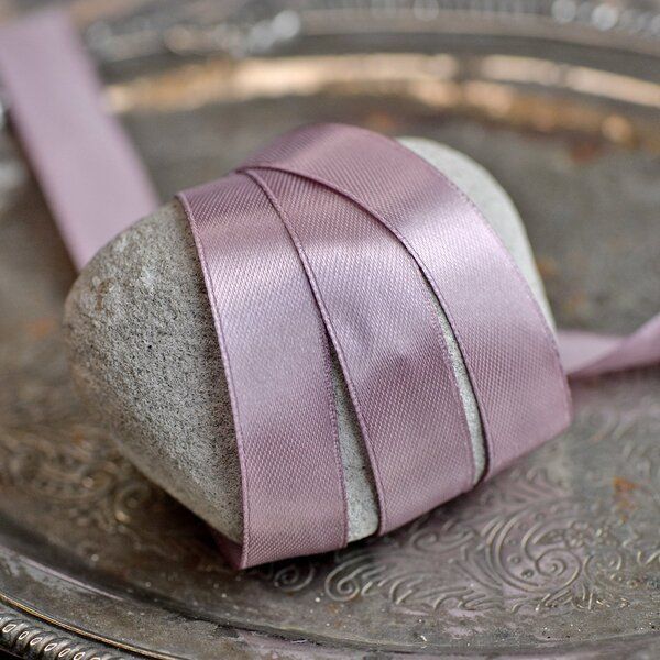 лента, атлас, цвет увядшей розы, ширина 15 мм ленты
