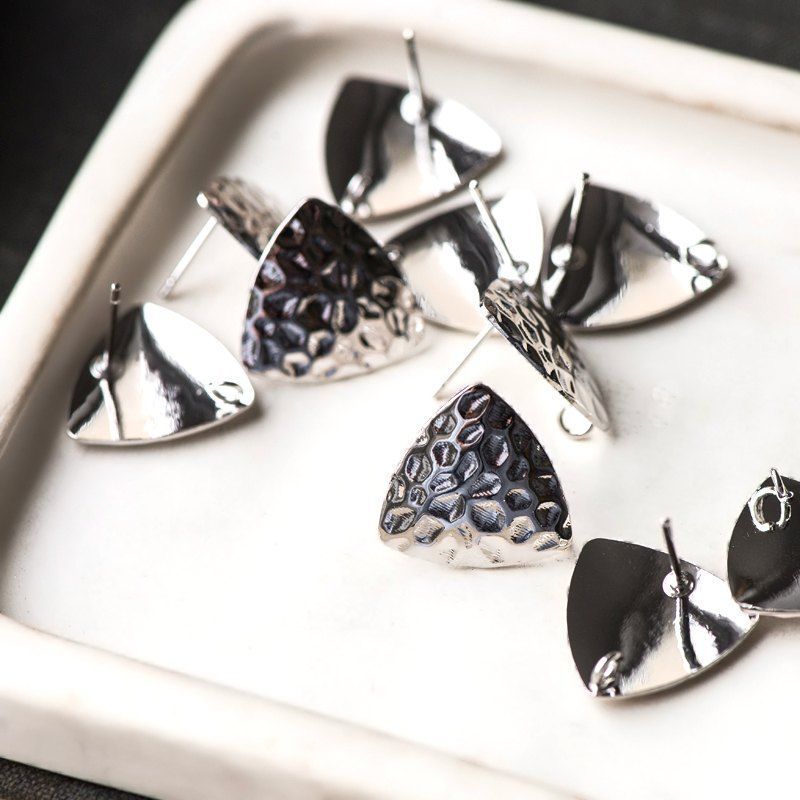 пуссеты "фостер", покрытие платиной, 16.5x17 мм