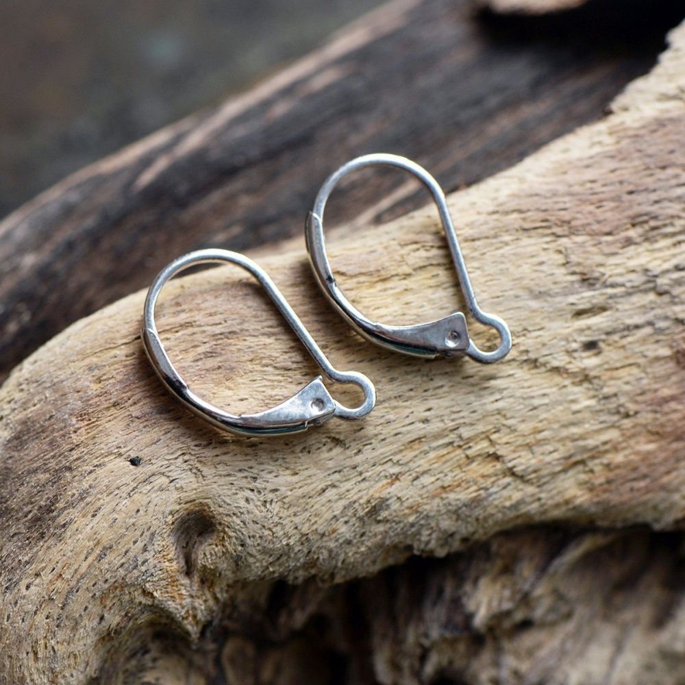 швензы "тенир", покрытие платиной, 16x12x2 мм 