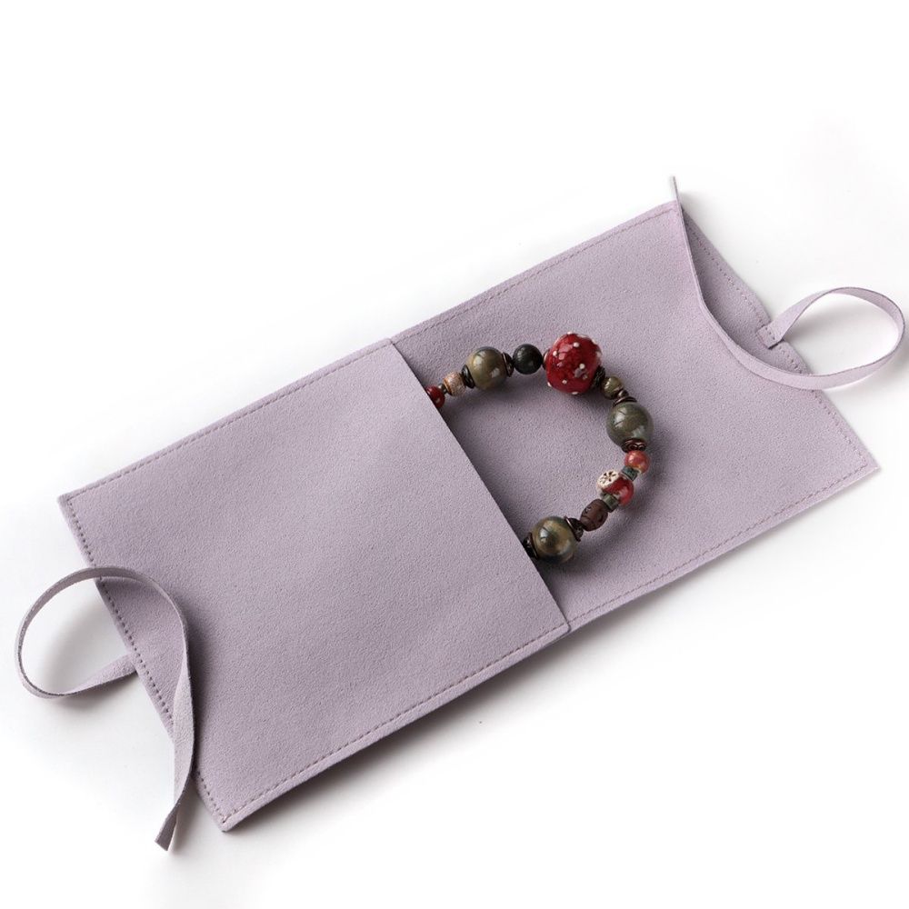 конверт для украшений, микрофибра, цвет сиреневый, 90х90 мм