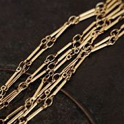 Цепочка "Линк", позолота, звено 13x2x1.2 мм