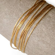 Цепочка "Кардан", цвет золото, звено 0.9x0.6 мм