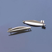 Пуссеты "Спайси", 304 Stainless Steel, цвет стальной, 39x9.5 мм