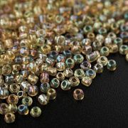 Бисер "Радуга", цвет св.медовый прозрачный АВ 12/0  (уп 20 г)