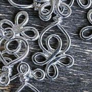 Коннектор "Узел", цвет платина, 28x15x2 мм