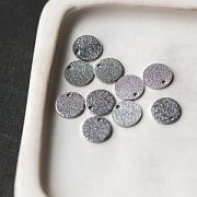 Подвеска стальная, круглая, цвет стальной, 10x1 мм