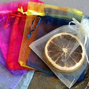 Сумочка для украшений, органза, цветовой микс, 10х12 см