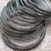 Проволока стальная для ожерелья, с памятью, цвет черный, 11.5х1 мм (1 виток 3 г)