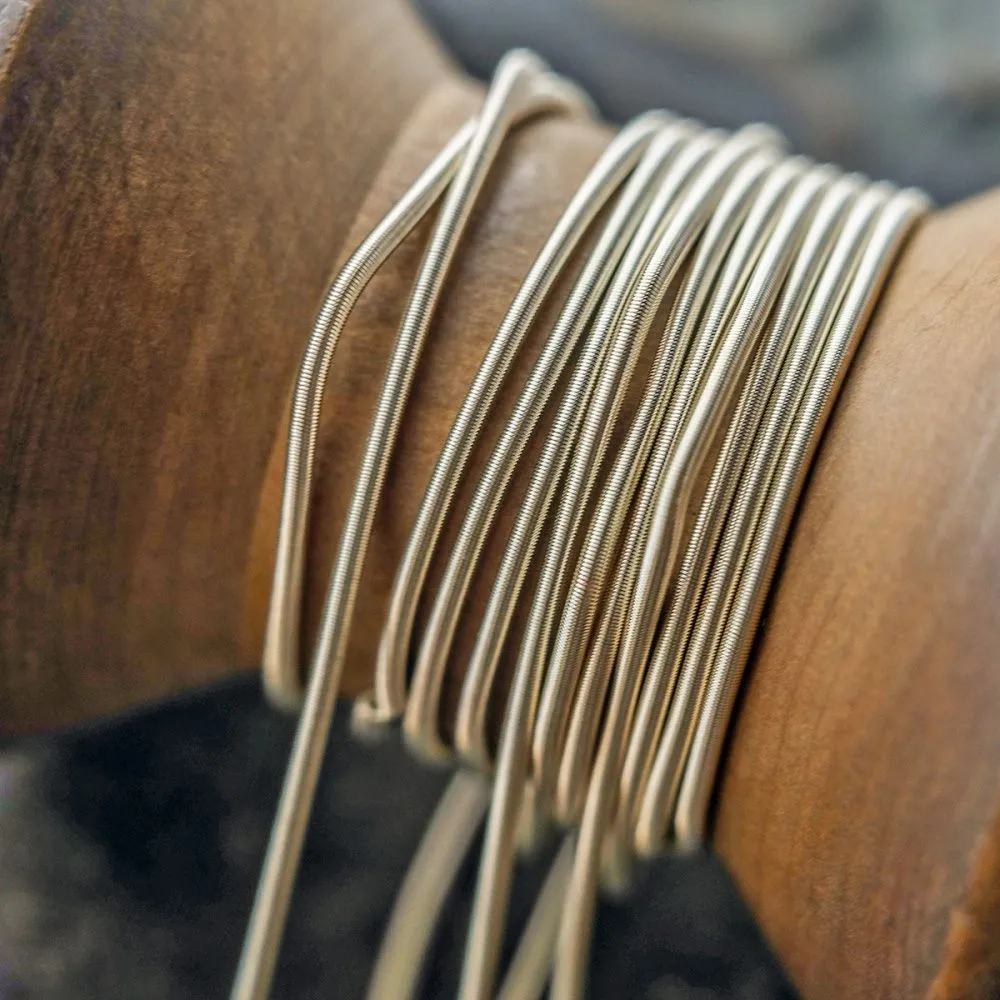 канитель мягкая, цвет бледное золото, 1 мм