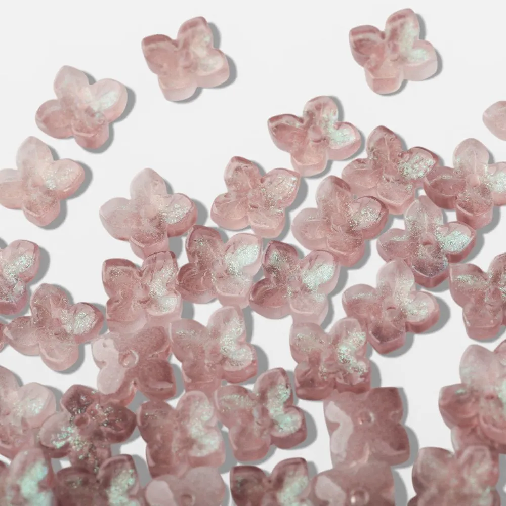 бусина "вероника", стекло, цвет карамельный, 10x10x3.5 мм