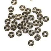 Разделитель для бусин "Диск", цвет античная бронза, 7х1 мм (уп 30 +/-2 шт)