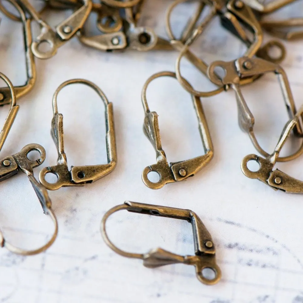 швензы "барбара", цвет античная бронза, 5.6x16.7x10.2 мм