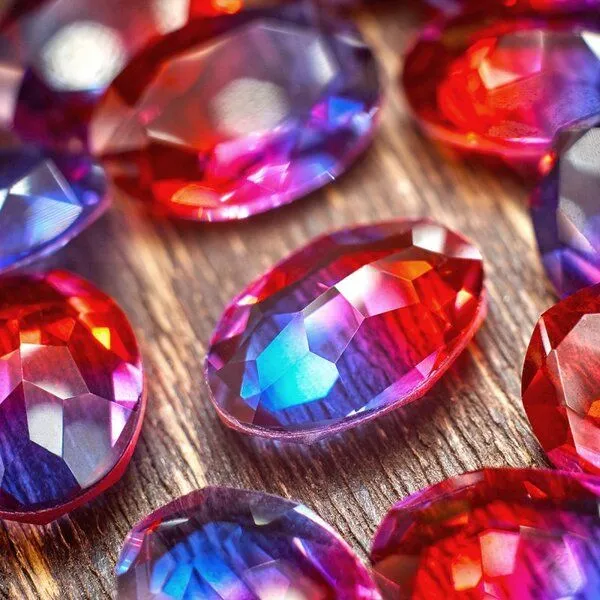 кабошон стекло кристалл, овальный, цвет turmaline #8, 18х13 мм