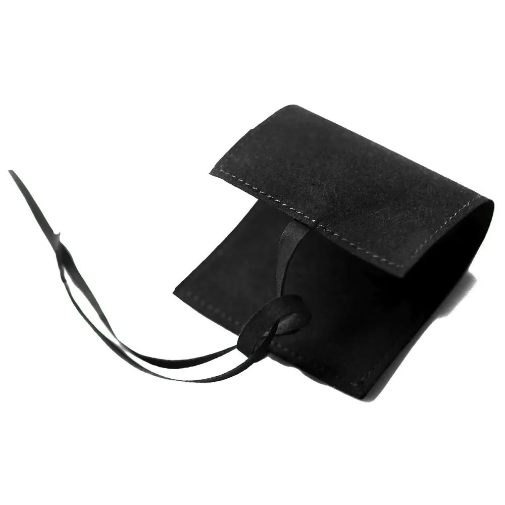 конверт для украшений, микрофибра, цвет черный, 60х60 мм