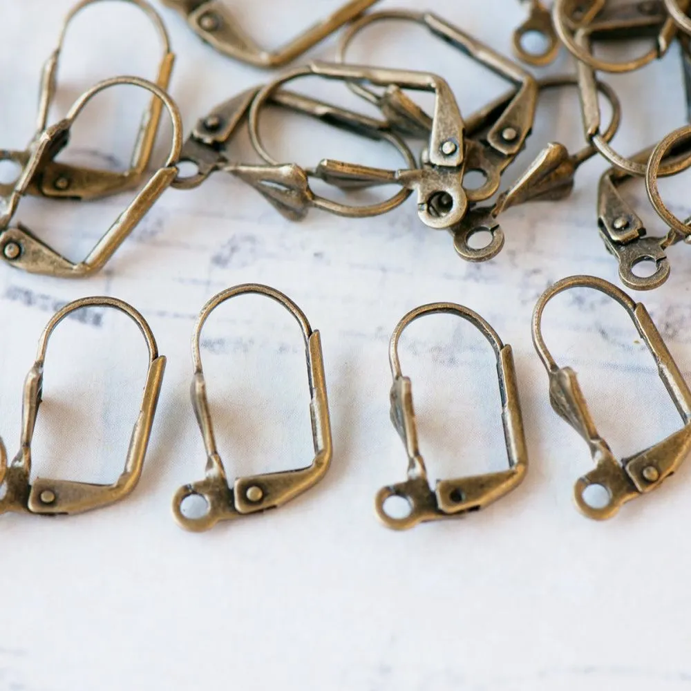 швензы "барбара", цвет античная бронза, 5.6x16.7x10.2 мм