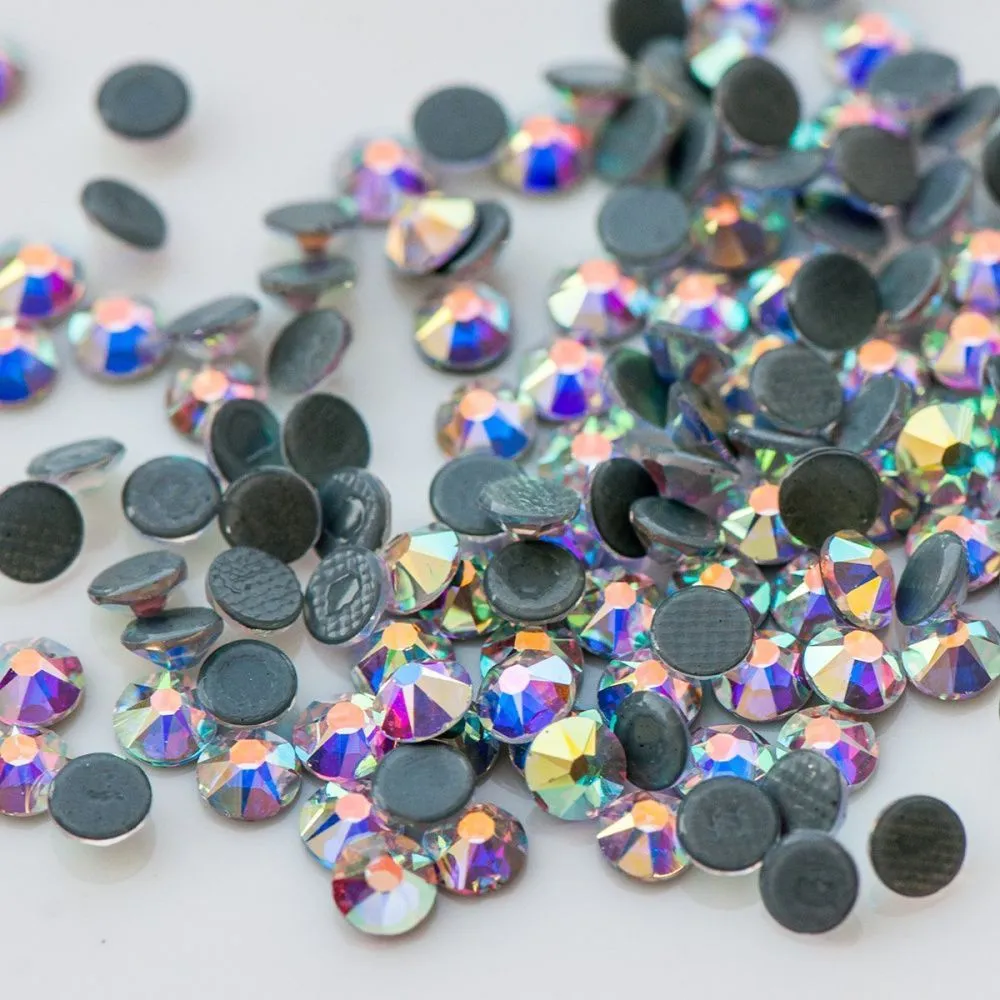 стразы термоклеевые горячей фиксации люкс, cristal ав, ss16