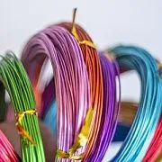Проволока алюминиевая, цветовой микс, 1 мм