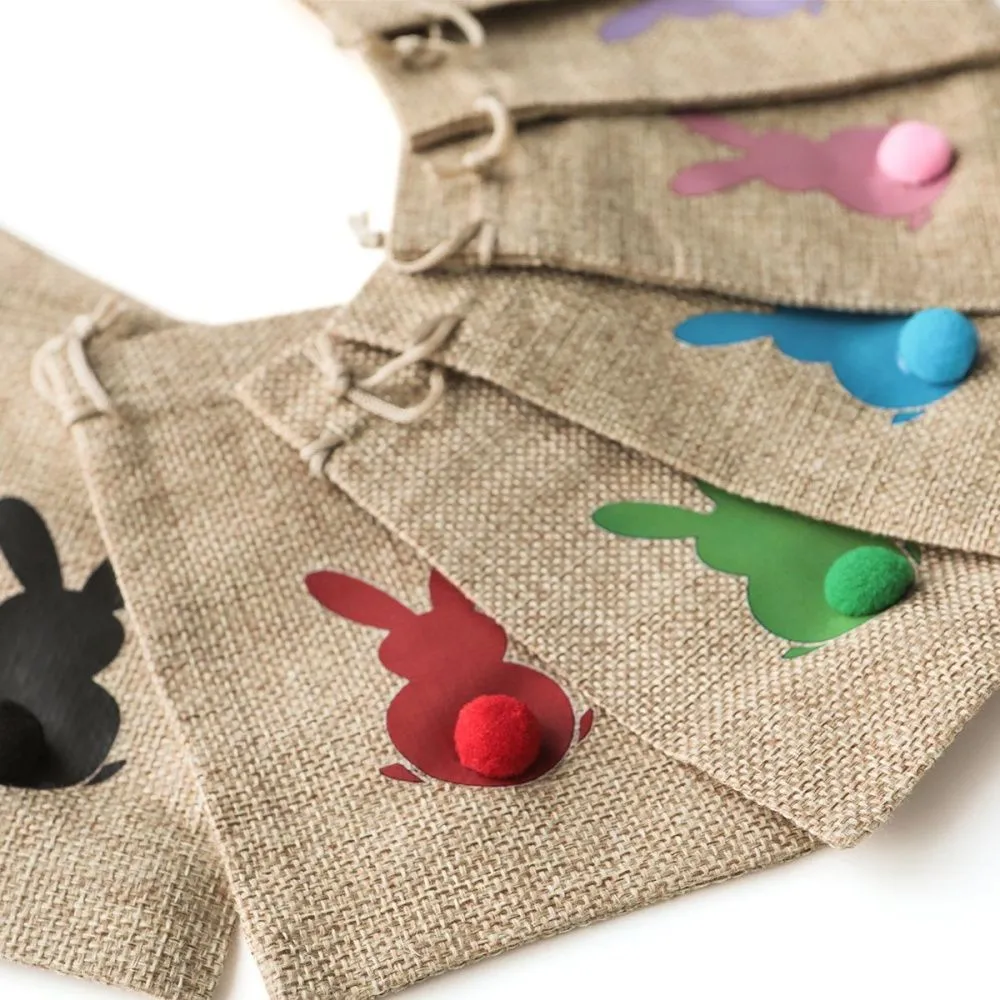 мешочек холщовый с принтом, цветовой микс, 150х100 мм