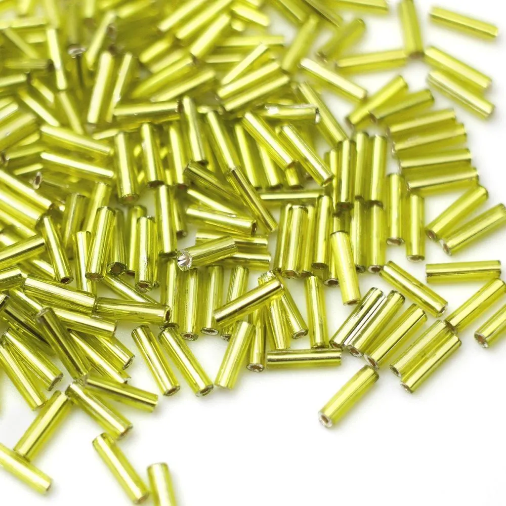 бисер "радуга", цвет шартрез/сереберение, 3"rb (уп 7 г)