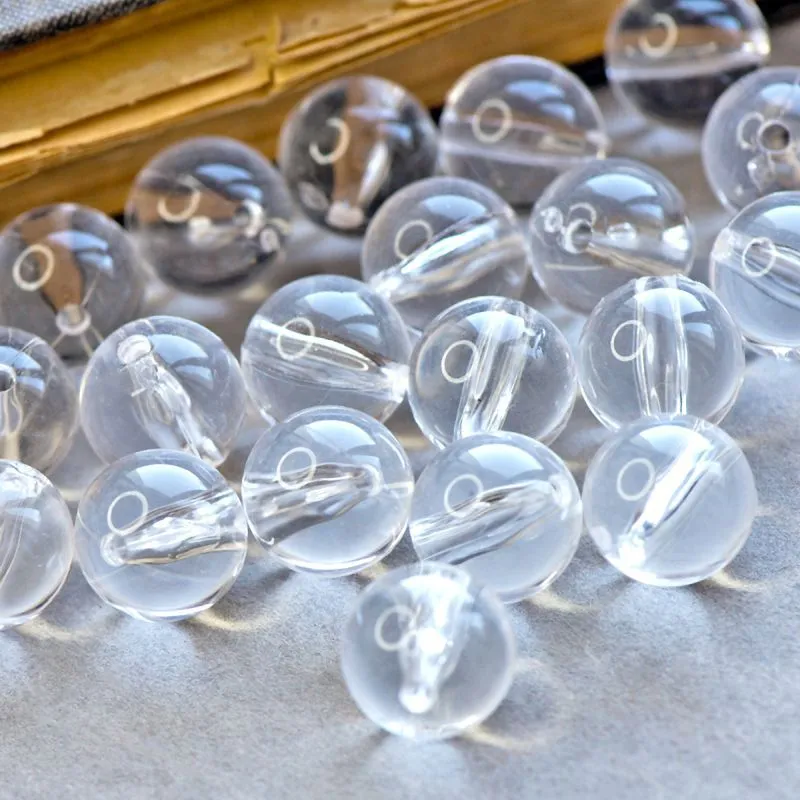 бусина, акрил 16, цвет прозрачный, 16.5x15.5 мм