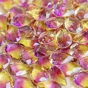 Кабошон стекло Кристалл, каплевидный, цвет Turmaline #9, 14х10 мм