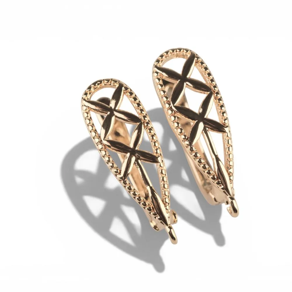 швензы "флай", позолота, 21.5x12x7 мм 