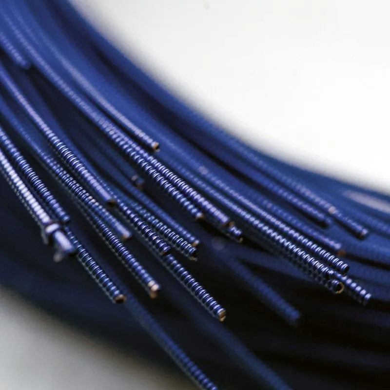 канитель жесткая, цвет синий, 1 мм