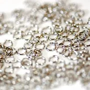 Колечко соединительное 4, цвет платина, 4х0,7 мм (уп ок. 260 шт)