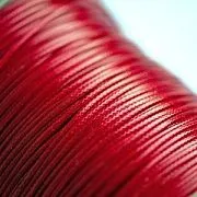 Шнур вощеный, цвет темно-красный, 1.5 мм