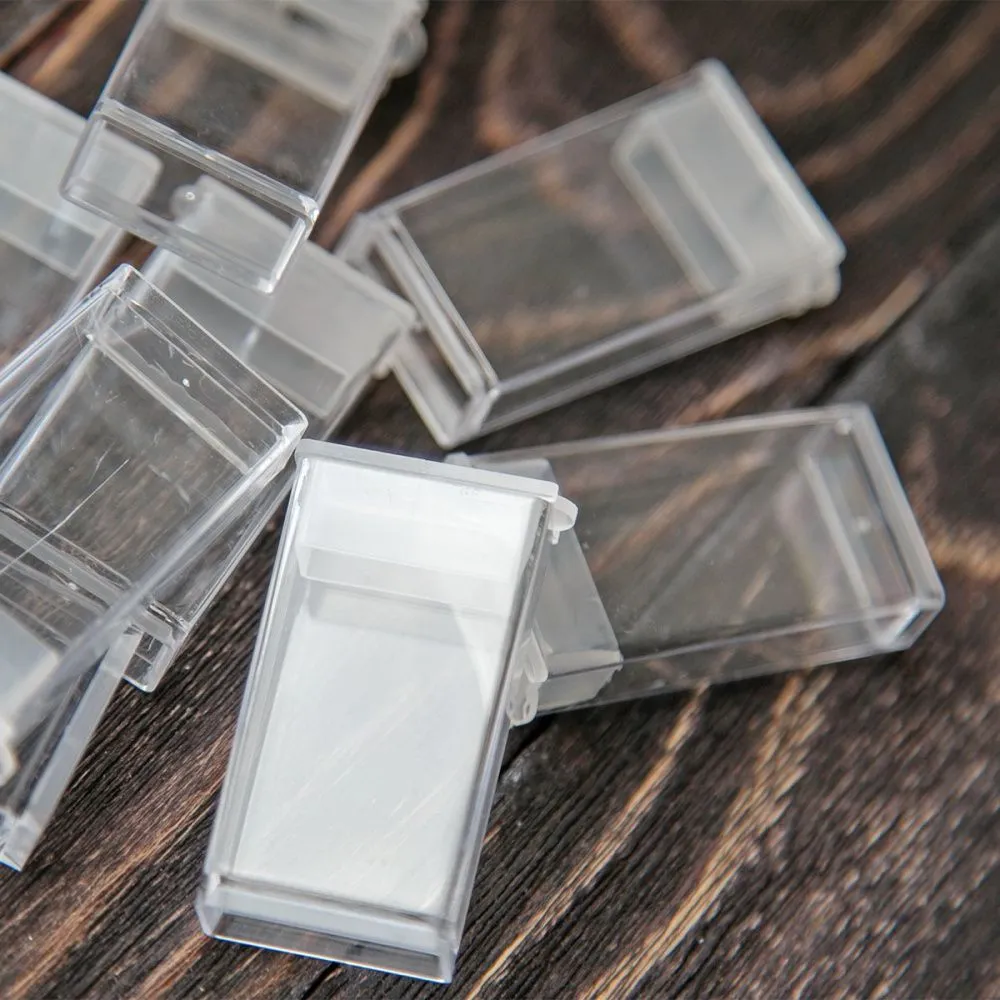 органайзер для бисера, бусин, фурнитуры, пластик, 50x27x12 мм