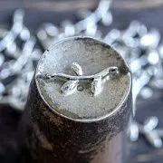 Коннектор "Ветка", цвет платина, 18.5x9x2.8 мм