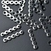 Разделитель 5-отв. "Лунар", цвет платина, 17x3x0.5 мм