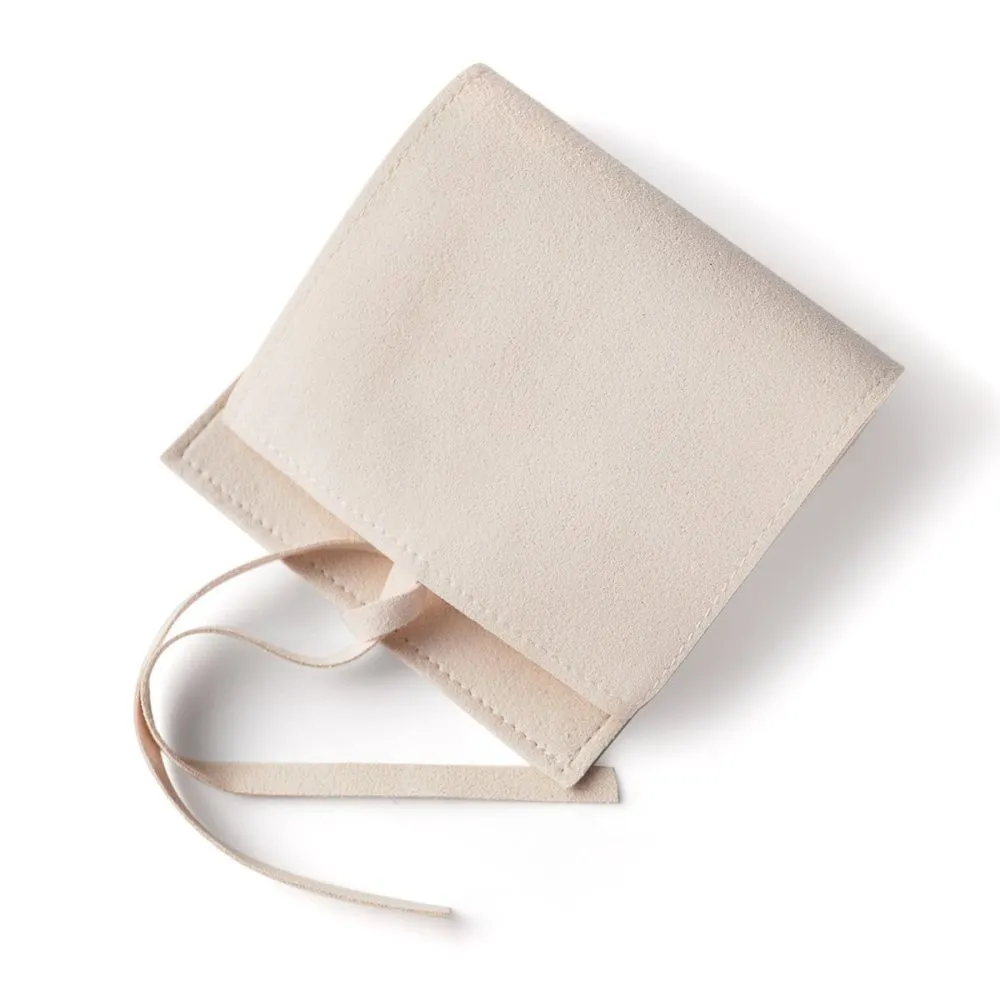 конверт для украшений, микрофибра, цвет бежевый, 90х90 мм