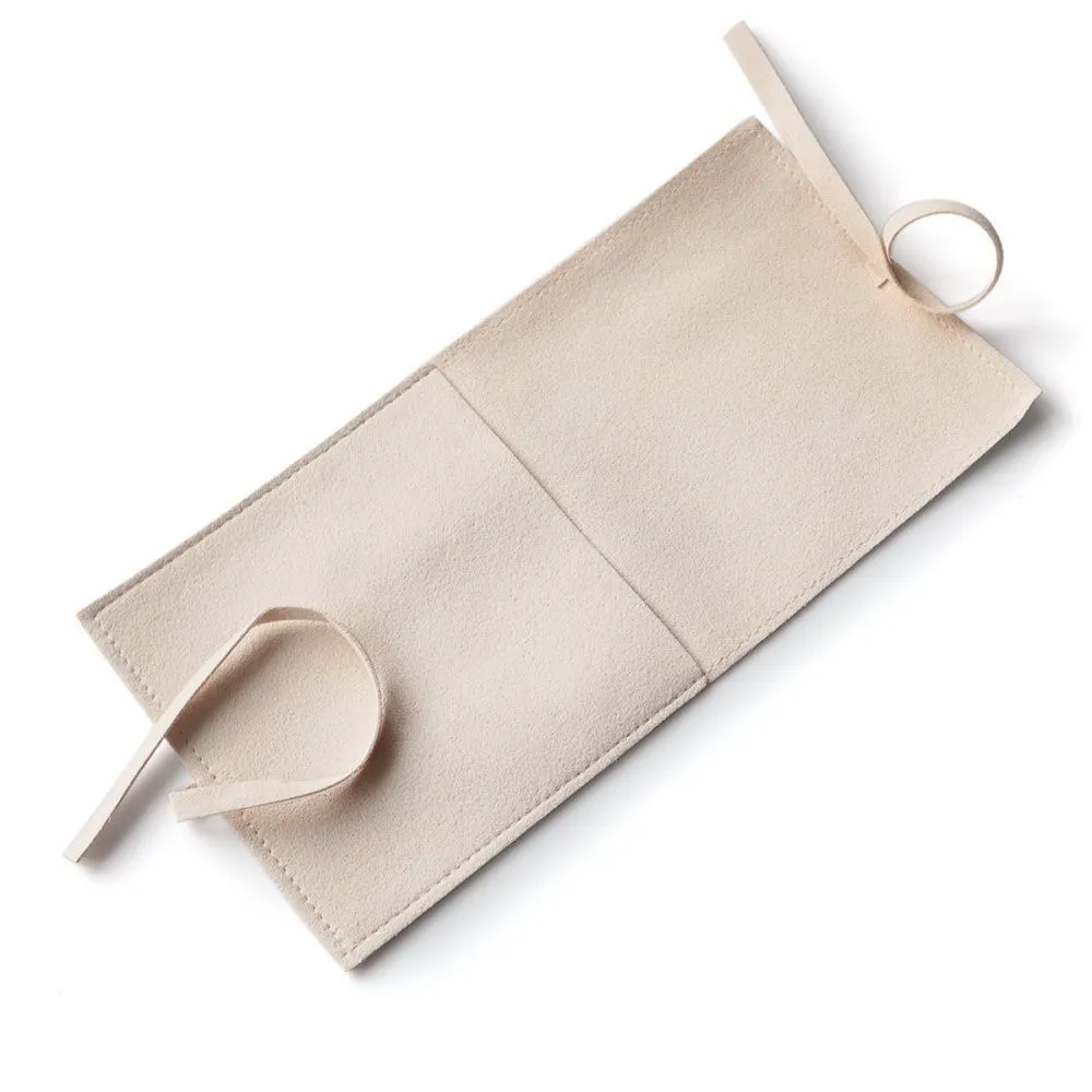 конверт для украшений, микрофибра, цвет бежевый, 90х90 мм