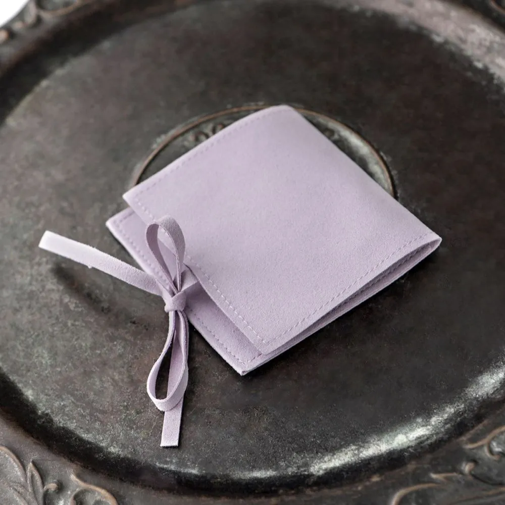 конверт для украшений, микрофибра, цвет сиреневый, 80х80 мм