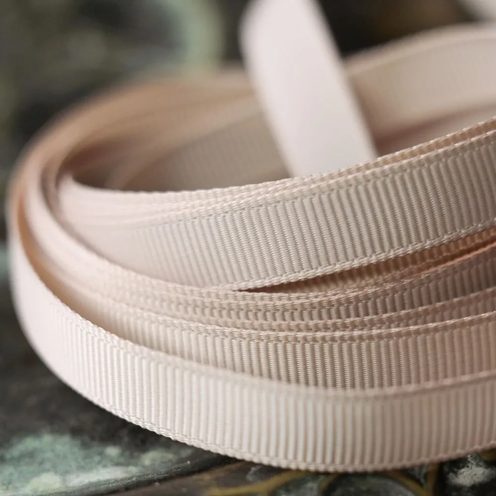 лента репсовая, цвет увядшей розы, ширина 9.5 мм ленты