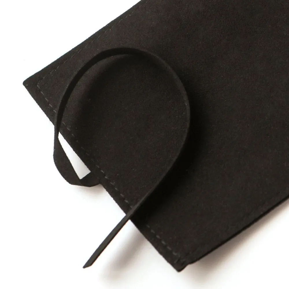конверт для украшений, микрофибра, цвет черный, 90х90 мм