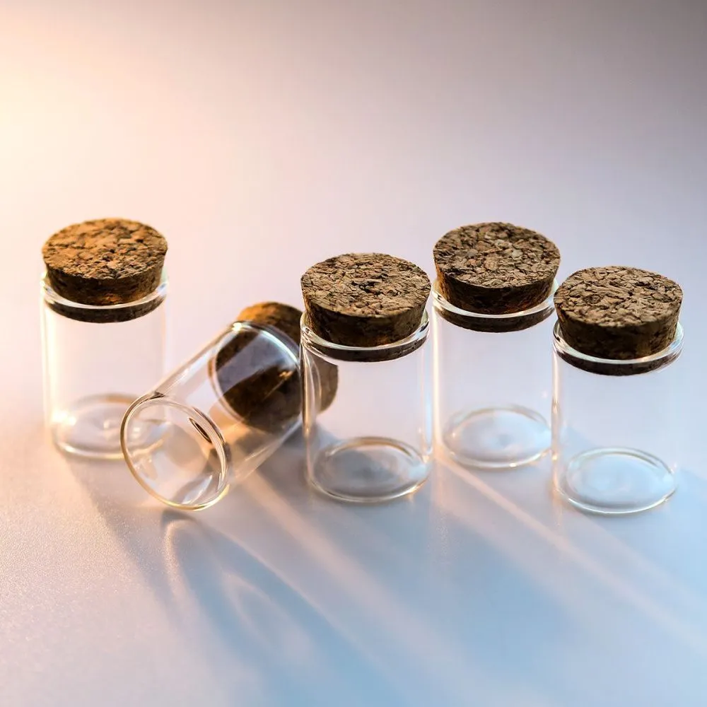 колба с крышкой, прозрачная, 40x30 мм